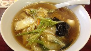 【ランパスで】中華の台所　香港屋　新橋店＠新橋駅前ビル1号館1F【広東風ラーメン500円】