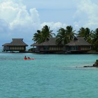 オーシャンフロントバンガロー前ビーチからの景色
