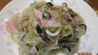 皿うどんが美味しかった