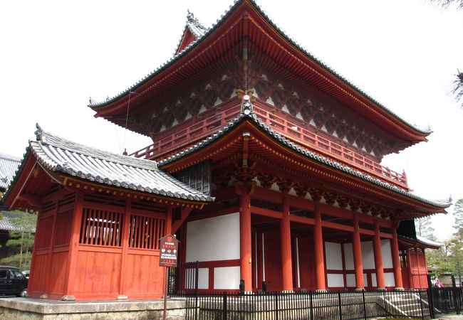 妙心寺の境内には一直線に伽藍が並んでいます。塔頭もたくさんあって散歩すると楽しいです。