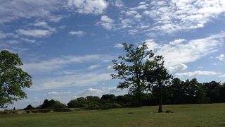 歴史のロマンに彩られ、緑豊かで見渡す限り広々した野です。