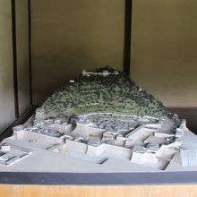 萩城の模型