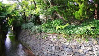 ここの金沢城惣構跡は保存状態がいいです