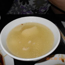 竹筍湯　35元　日本円で144円　筍スープこれはお勧めです。