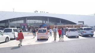 駐車場が広いので