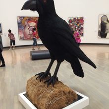 常設展の大ガラス