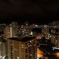 部屋からの夜景です。