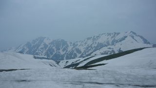 ５月の末、気温は10℃で雪がタップリありました