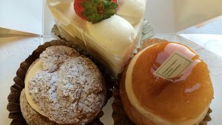 シュークリームがおいしい