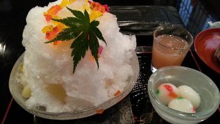 オサレなかき氷