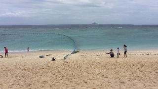 シュノーケルにうってつけのきれいなビーチ