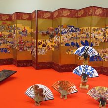 祇園祭の飾り付け。