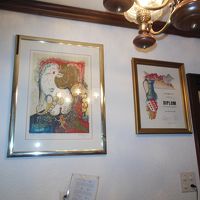 ホテルの玄関に