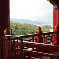 バルコニーから