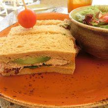 「JOY’S　SPECIAL」サンドイッチ。