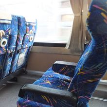 中央ライナーの座席