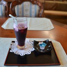 ジュース  内部は撮影不可でした