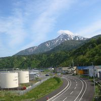 部屋から利尻富士が見えた（絶景）