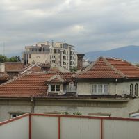 低層階だったので、眺めはこんなもの。