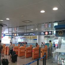 仁川空港ま駅改札