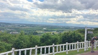 日高山脈を眺める