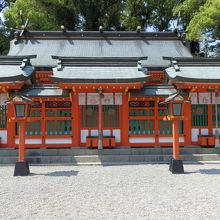 熊野速玉大社、上三殿前。