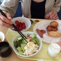 種類豊富な朝食ビュッフェ