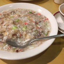 蟹肉あんかけチャーハン