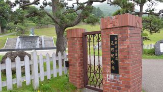 ロープウェイのそば