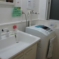 洗面所と洗濯機