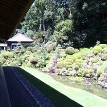 小堀遠州作の龍潭寺庭園