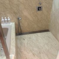 大浴場が有るのに、洗い場がこんなに広いなんてうれしい。