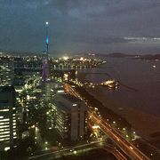 福岡タワー側の夜景