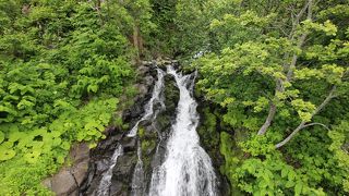 オシンコシンの滝のついでに訪れました。