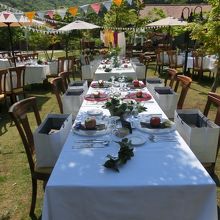 野外パーティー