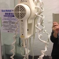 備え付けのドライヤー　パワーが無くて時間かかりました。