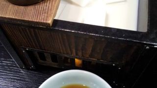 ランチに湯豆腐を