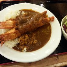 海老フライカレー