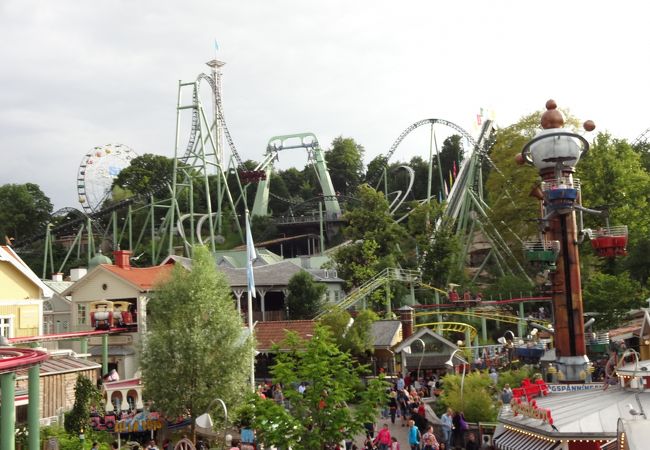 世界の遊園地トップ１０入りを果たしているLISEBERG!