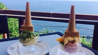 海側テラス席は絶景スポット☆☆