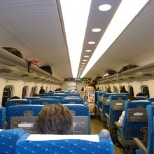 自由席の車内販売！