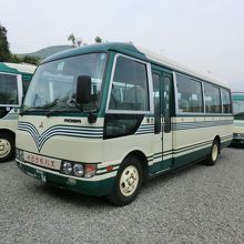 横峰寺に行く路線バスです。