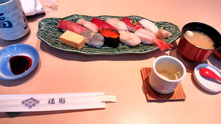 値段相応のお寿司