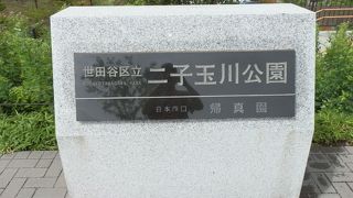 リボンストリートを散歩、二子玉川公園へ