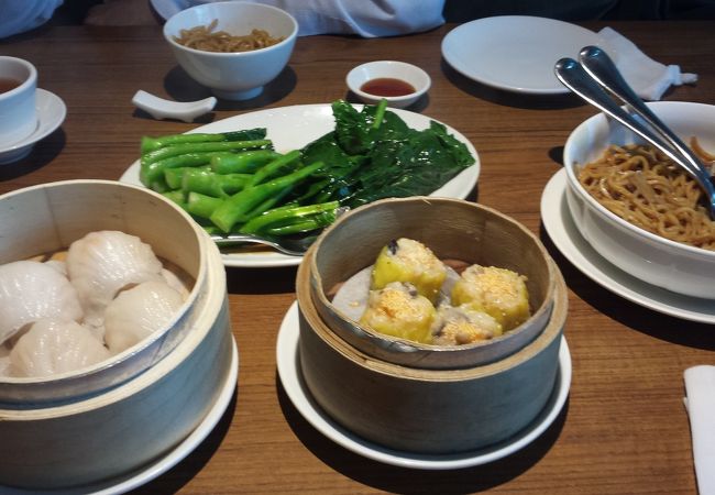 点心と焼きそばが美味しかった