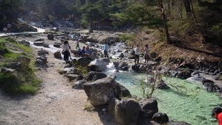 今までで一番の足湯