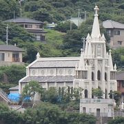 白亜の沖ノ島教会