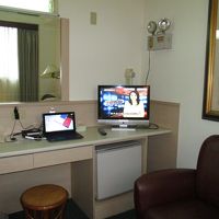 TVも液晶。コンセントは日本と一緒です。