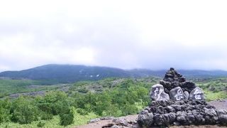 十勝連山が間近に望めるスポット