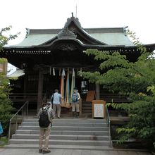 桜神宮、神殿です。